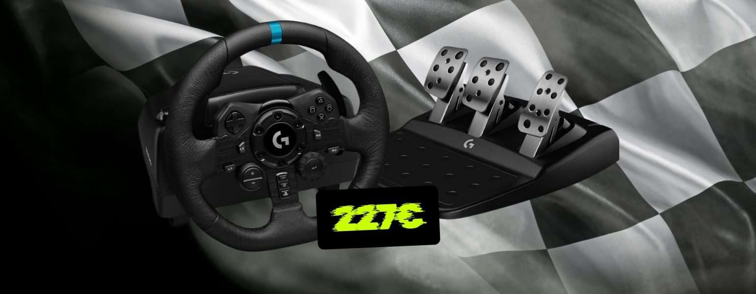 Anteprima: Con il volante da corsa e pedali Logitech G G923 ti sembrerà di guidare davvero