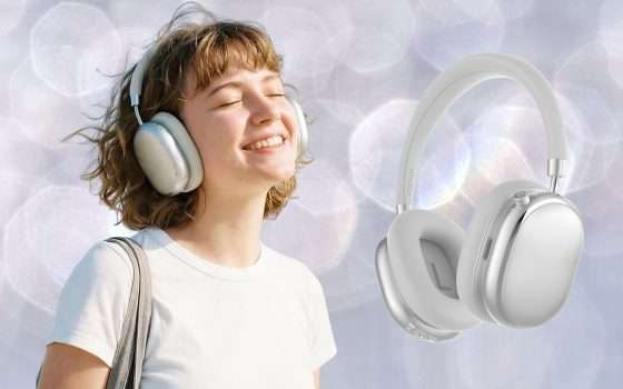 Cuffie wireless Over-Ear con Bluetooth 6, ANC e 120 ore di autonomia