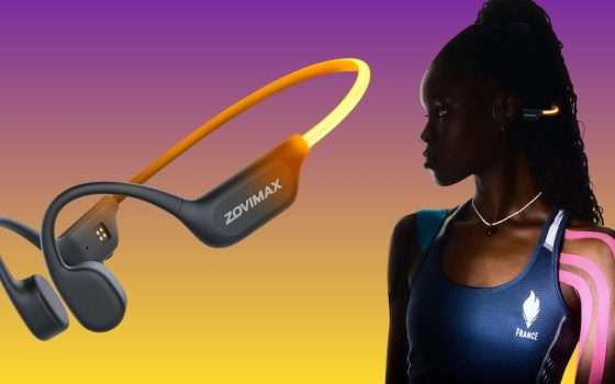 Cuffiette a conduzione ossea comode, impermeabili e perfette per lo sport