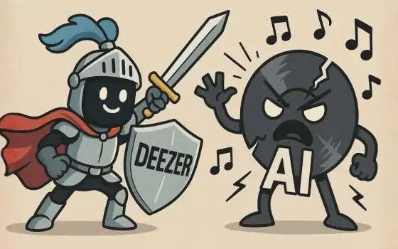 Deezer premiata per la lotta alla musica AI: come protegge gli artisti