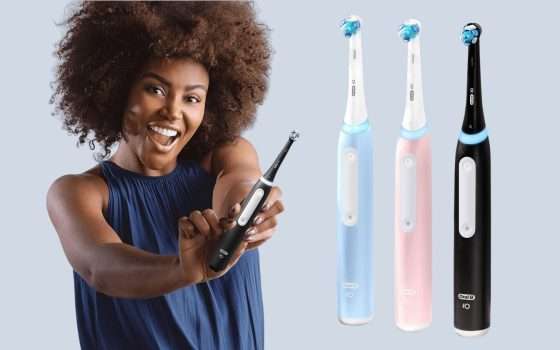 Denti puliti e gengive sane con lo spazzolino elettrico Oral-B iO 3 in offerta