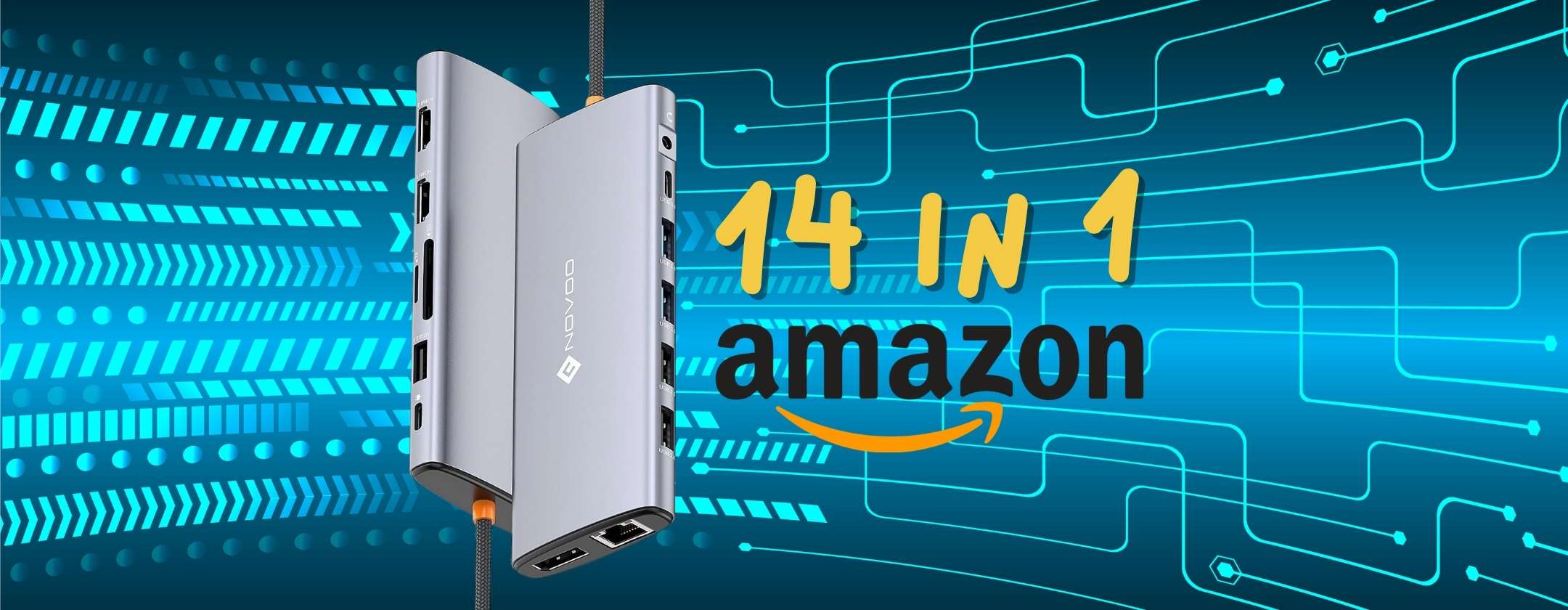 Docking Station 14 in 1: tutte le porte che vuoi in un unico posto