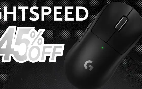 Domina le partite con il Logitech G PRO X SUPERLIGHT 2 SE (-45%)
