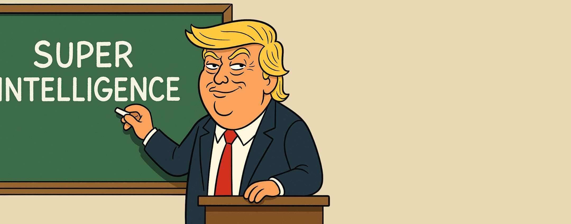 Addio a Intelligenza Artificiale, Trump impone il termine "Super Intelligence"