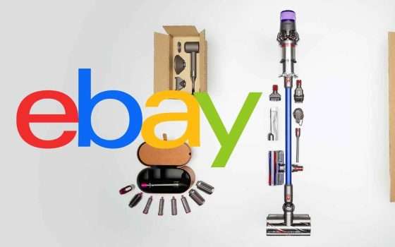 Dyson fino al 50% di sconto? Solo nel negozio ufficiale su eBay