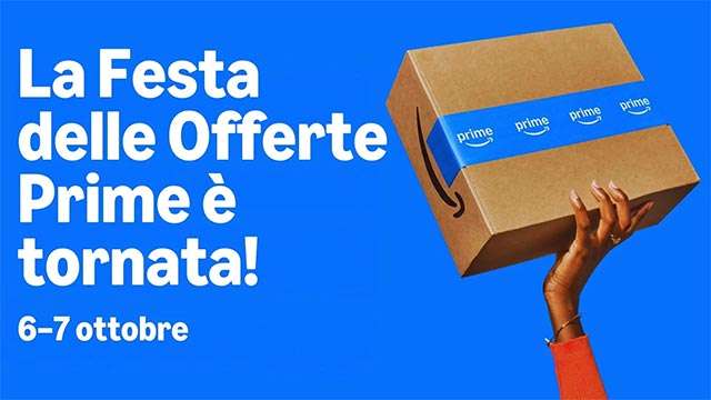 Amazon ha annunciato la Festa delle Offerte Prime per il 6 e 7 ottobre 2026