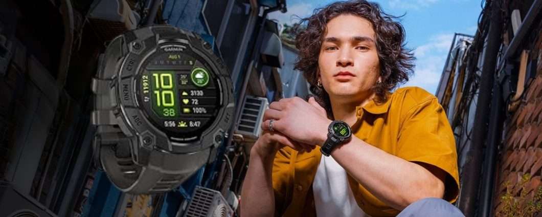 Garmin Instinct 3: 10 ATM, GPS, torcia, +90 app e 24 giorni di autonomia