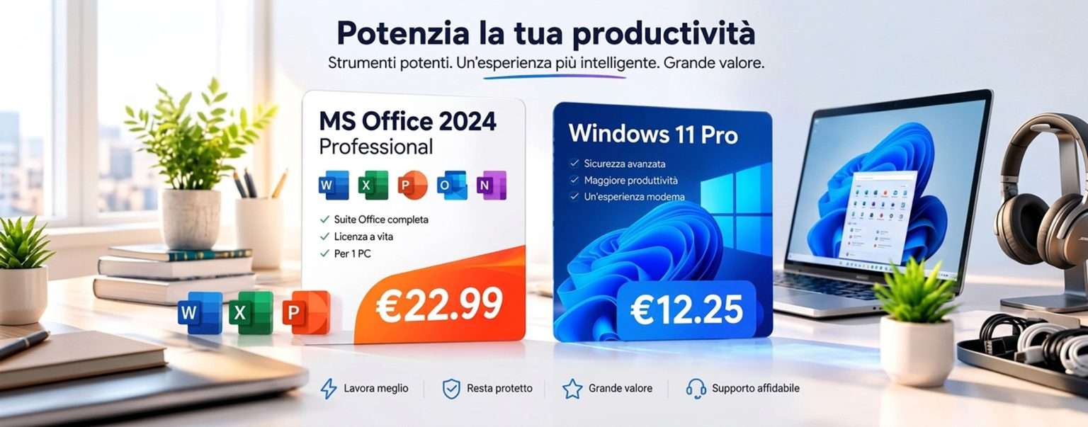 Anteprima: La fine del supporto per Office 2021 nel 2026: Office 2024 Pro disponibile a 22,99 €