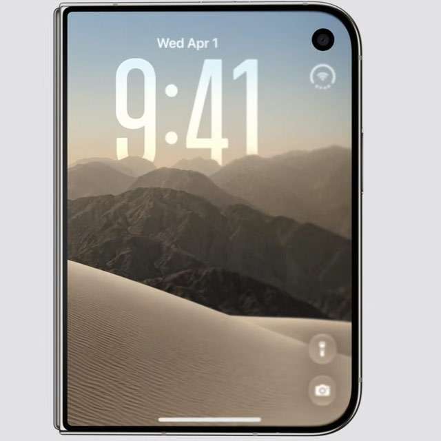 Il design di iPhone Duo da chiuso