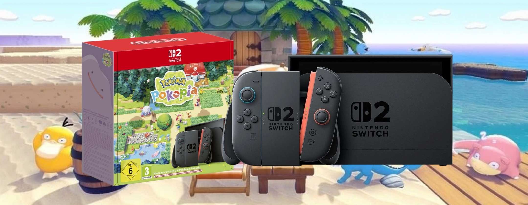 Nintendo Switch 2 da 256GB con Pokemon Pokopia in super sconto