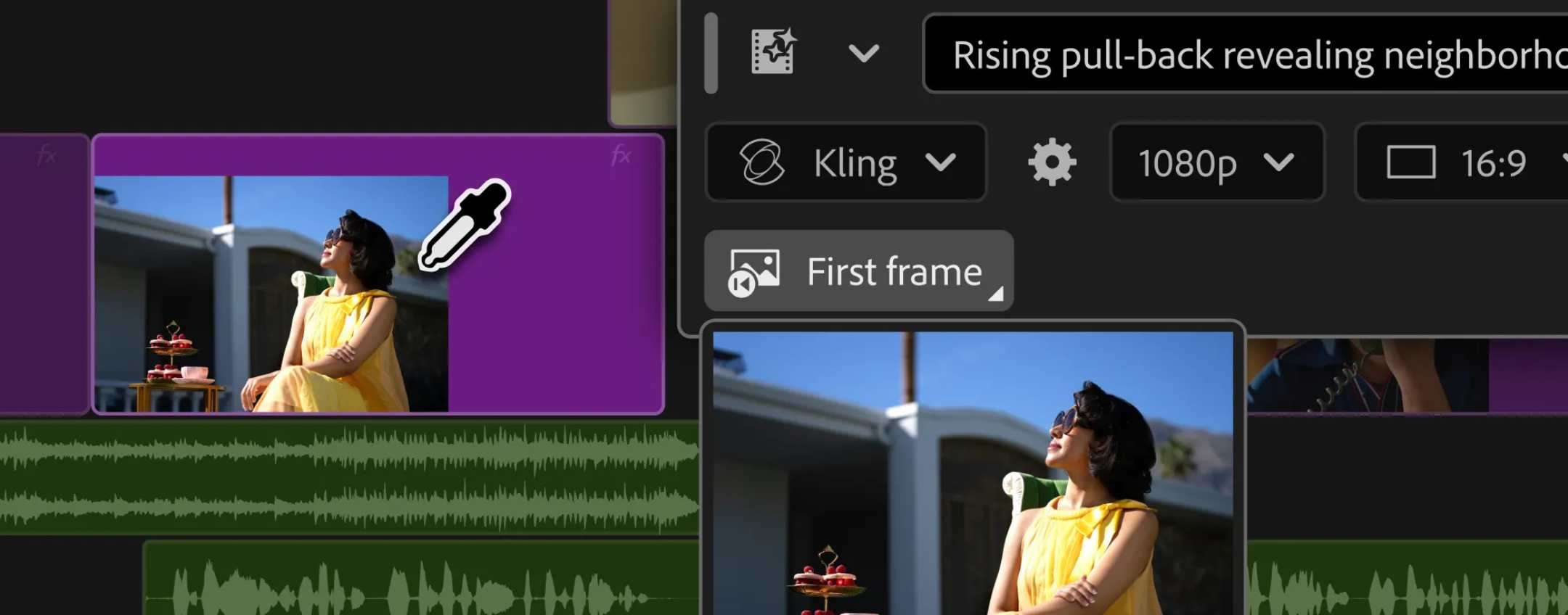Adobe Premiere, l’AI genera le inquadrature mancanti nei video
