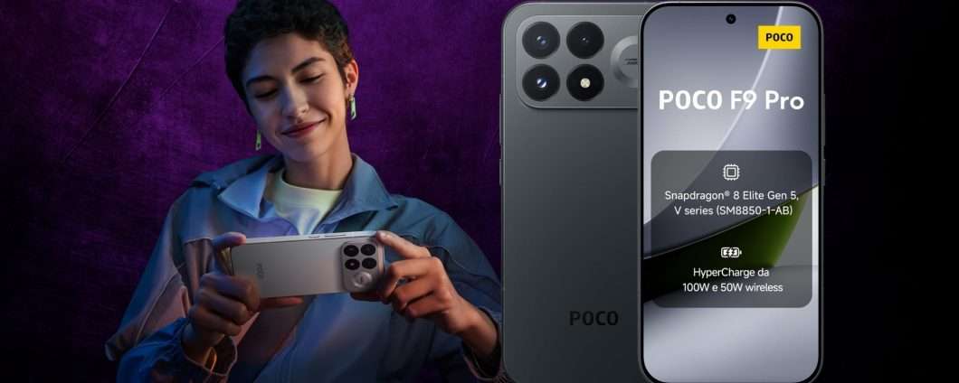 Offerta lancio con sconto di 200€ per il nuovo POCO F9 Pro da 512GB