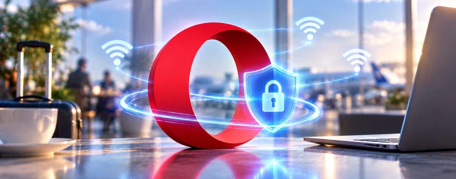 Anteprima: Opera, la VPN si attiva da sola sulle reti Wi-Fi pubbliche