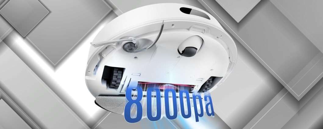 Pavimento pulito senza fare nulla con il roborock Q7 L5+ (stazione inclusa)