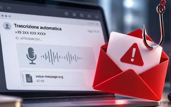 Phishing via email, attenzione alle false trascrizioni dei vocali