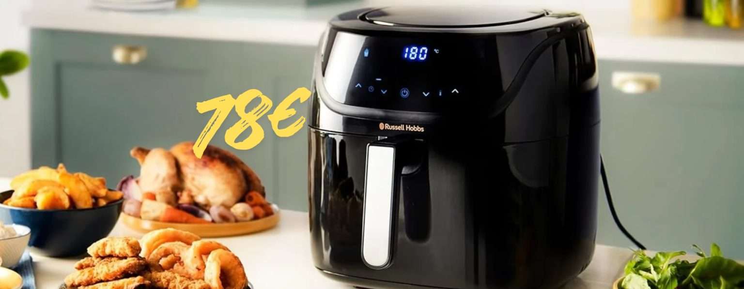Anteprima: Piatti buonissimi e senza grassi con la friggitrice ad aria Russell Hobbs da 8L