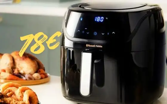 Piatti buonissimi e senza grassi con la friggitrice ad aria Russell Hobbs da 8L