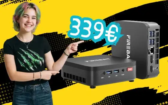 Piccolo ma potentissimo: Mini PC con Ryzen 5 e 16GB RAM a soli 339€