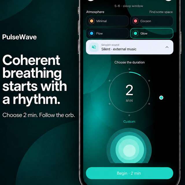 PulseWave e la respirazione guidata di due minuti