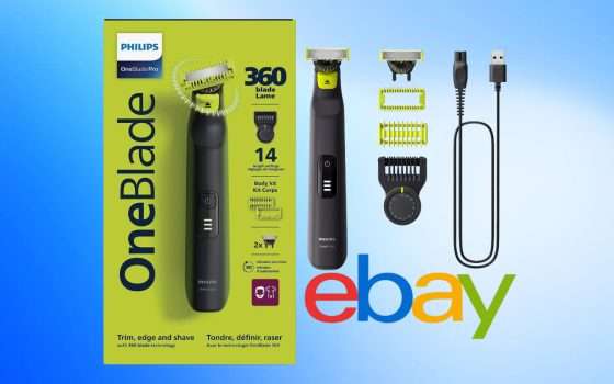 Rasa, rifinisci e regola viso e corpo con il Philips OneBlade Pro 360