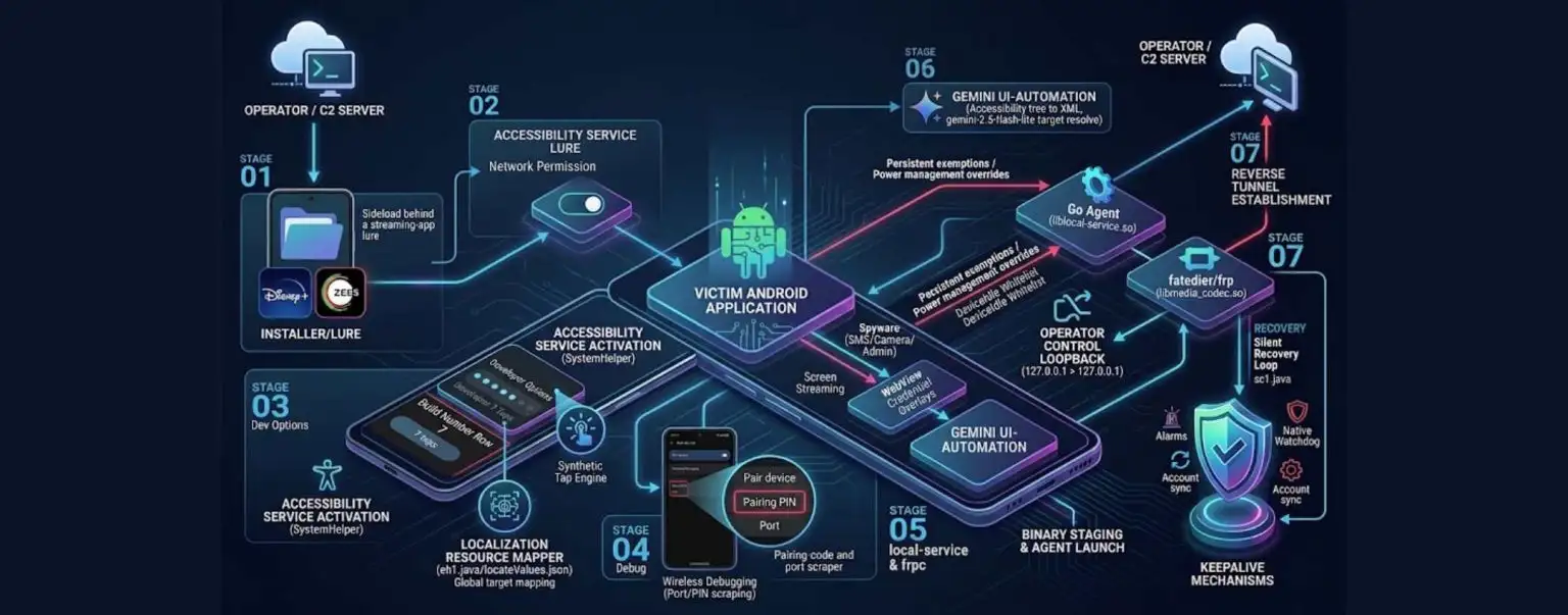 Copertina: RatHat: il malware Android con AI che ruba le credenziali bancarie