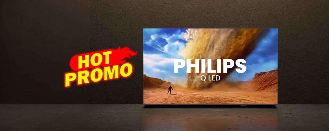Smart TV 55" 4K Philips a prezzo regalo su Amazon