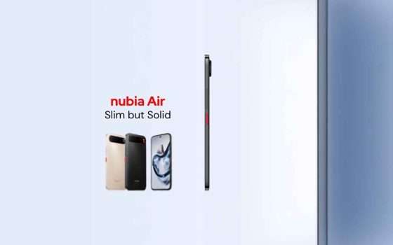 Solo 154€ per il ZTE Nubia Air da 256GB: potenza e stile per tutti
