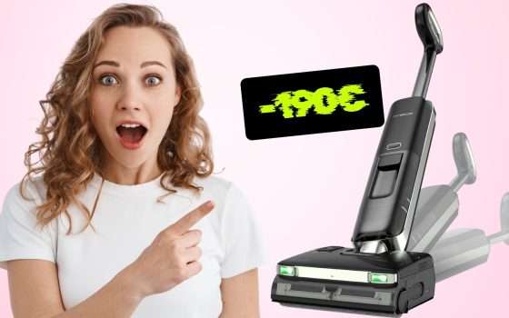 Tineco Floor ONE S7 Master: potentissima lavapavimenti in sconto di 190€