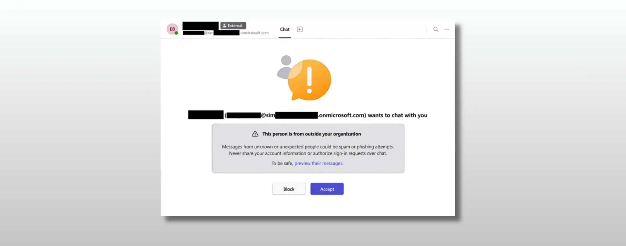 Falso supporto IT su Microsoft Teams