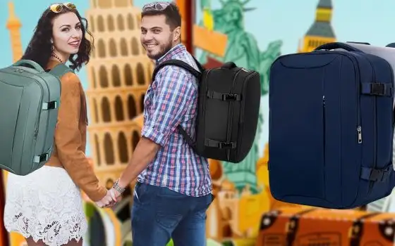 Zaino da viaggio capiente per zero spese extra su Ryanair