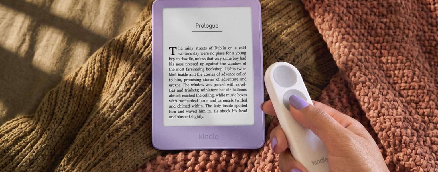 Anteprima: Amazon svela nuovi Kindle e un telecomando per girare le pagine