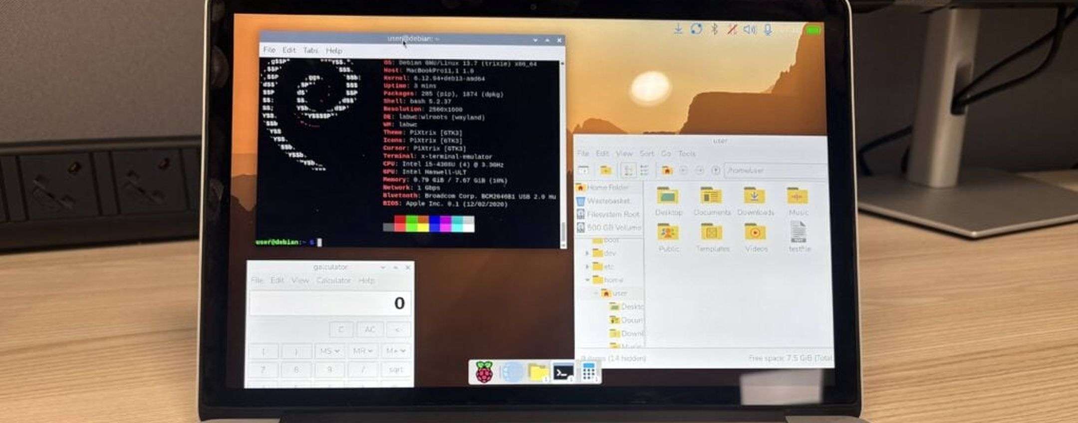 Raspberry Pi Desktop PC Mac