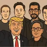 Trump e sicurezza AI: cosa hanno detto Musk, Zuckerberg e gli altri