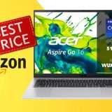 Acer Aspire Go 16 con Intel Core i9, 16GB di RAM DDR5 e SSD da 512GB