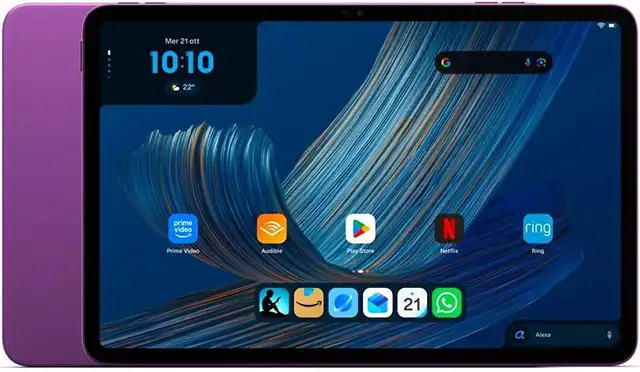 Il design di Alexa Tablet 11