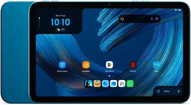 Il design di Alexa Tablet 8