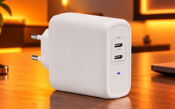 Festa Prime: l'affare è il caricabatterie 68 W con due USB-C a -26%