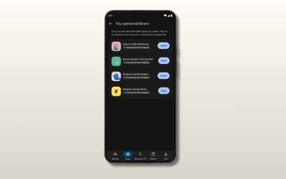 Google permette di installare le app create con l'AI dal Play Store