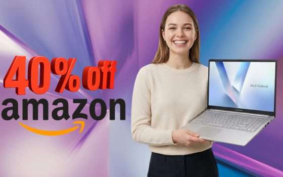 ASUS Vivobook 15 con Intel Core 5 (16/512GB) scontato al 40% su Amazon