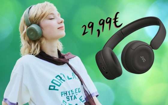 Batteria da 50 ore, connessione multipoint e design pieghevole: cuffie wireless JVC