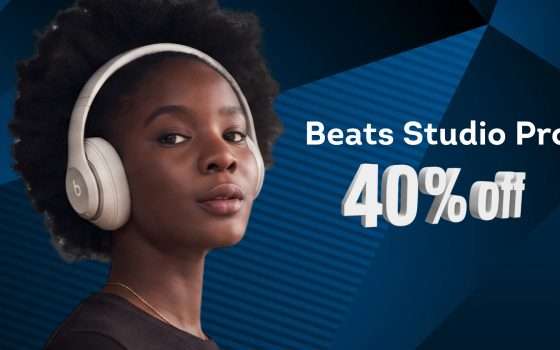 Beats Studio Pro con cancellazione del rumore e audio spaziale al 40% in meno