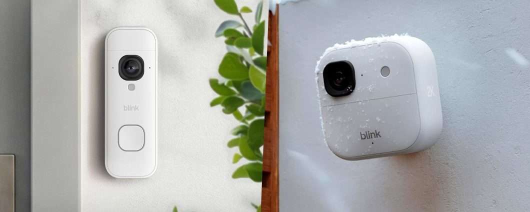 Blink Outdoor 2K+ e Videocitofono 2K+ a 34,99 euro: sconto 79%