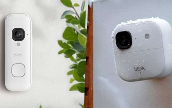 Blink Outdoor 2K+ e Videocitofono 2K+ a 34,99 euro: sconto 79%