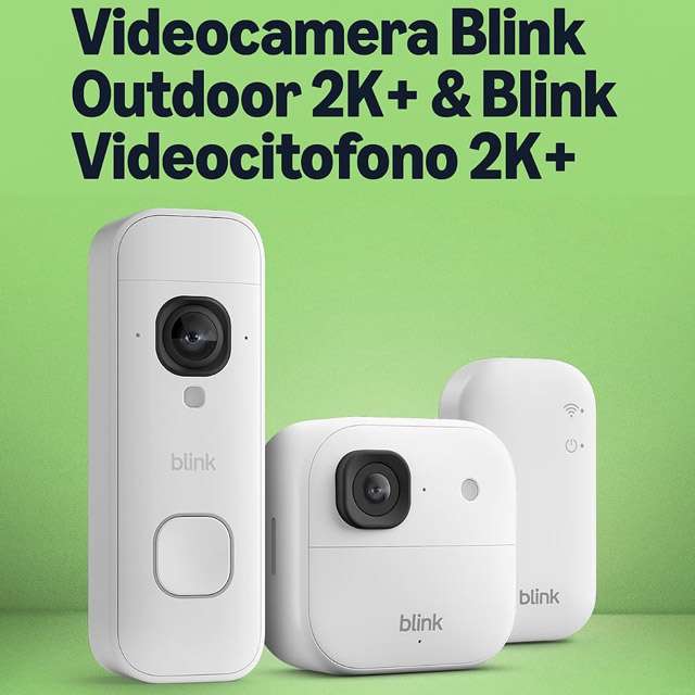 Il bundle con Blink Videocitofono 2K+ e Blink Outdoor 2K+