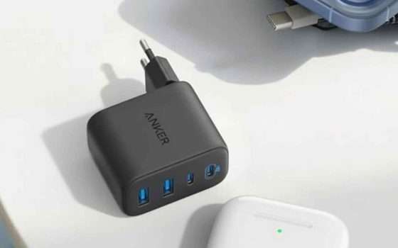Caricatore 50W 4 Porte Anker a soli 16€ per la Festa delle Offerte Prime