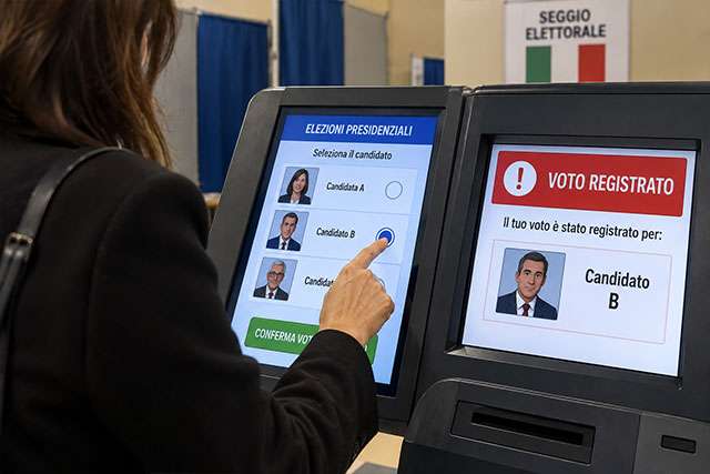 Un'immagine creata da ChatGPT sulle elezioni politiche