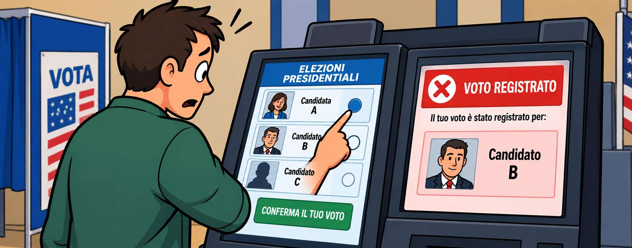 Elezioni, immagine AI creata con ChatGPT