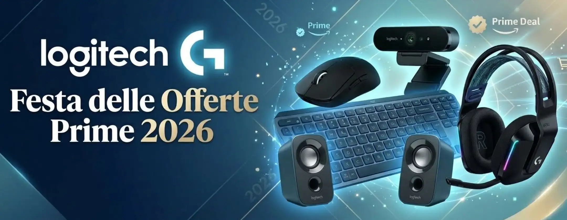Festa delle Offerte Prime 2026: mouse, tastiere e accessori Logitech a prezzi più bassi