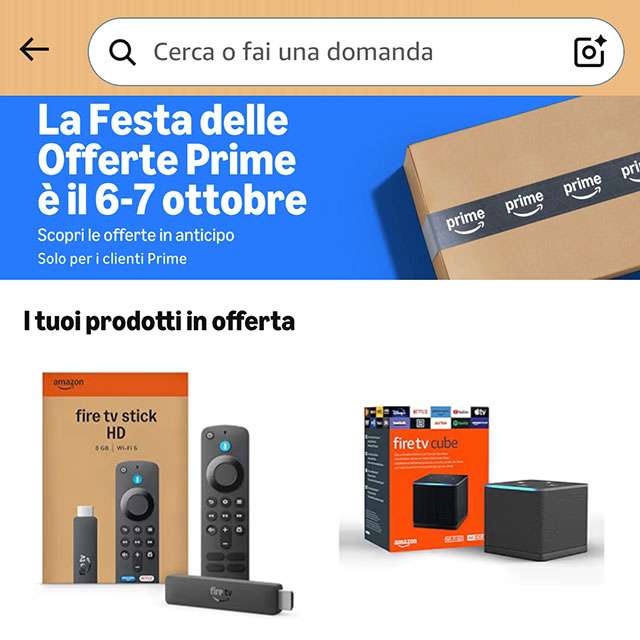 L'edizione 2026 della Festa delle Offerte Prime andrà in scena su Amazon il 6 e 7 ottobre