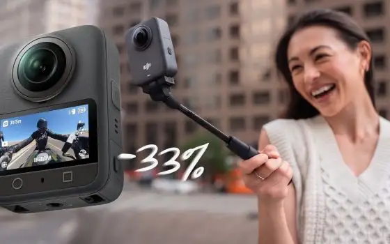 Filma le tue imprese con la Action Cam DJI Osmo 360, ora in promo al 33%